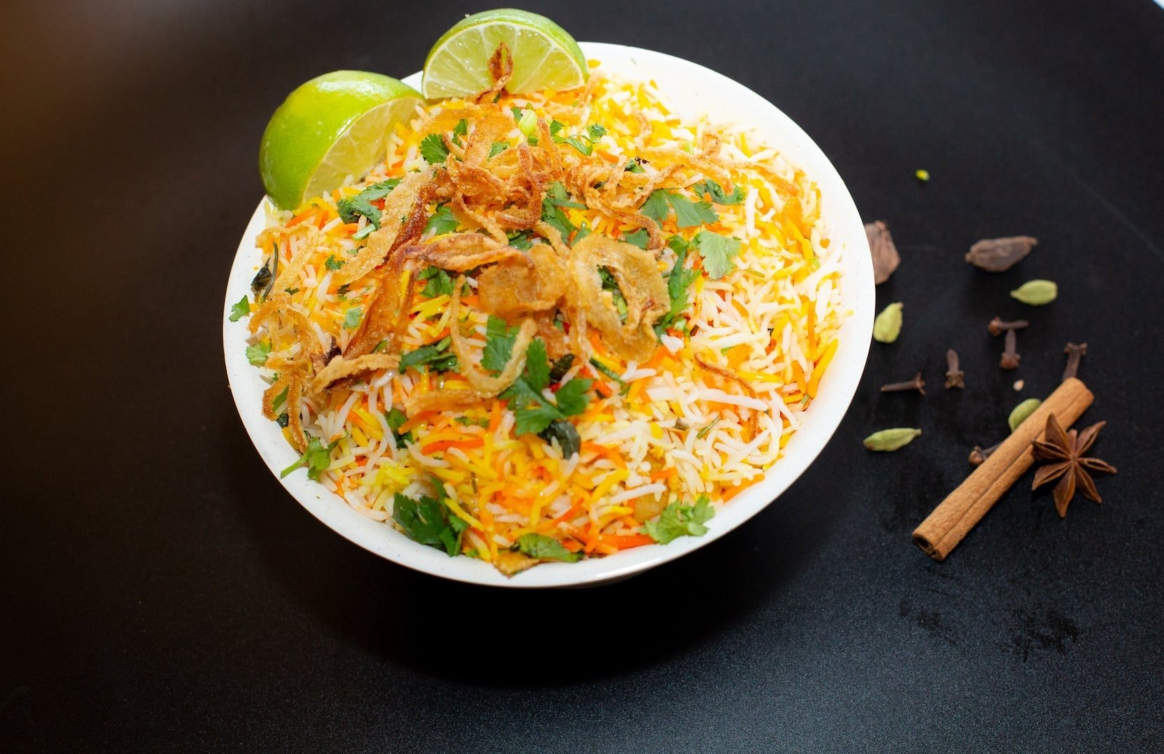 Veg Biryani.