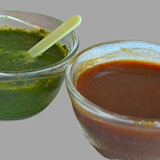 Mint & Tamarind Chutneys