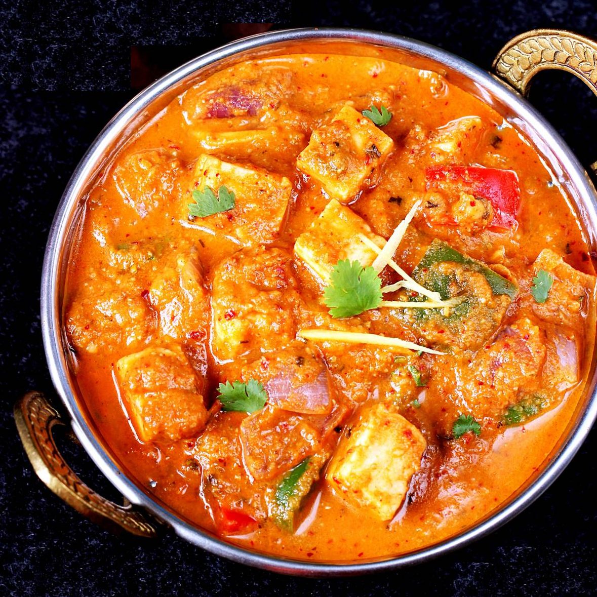 Kadai Paneer Curry.