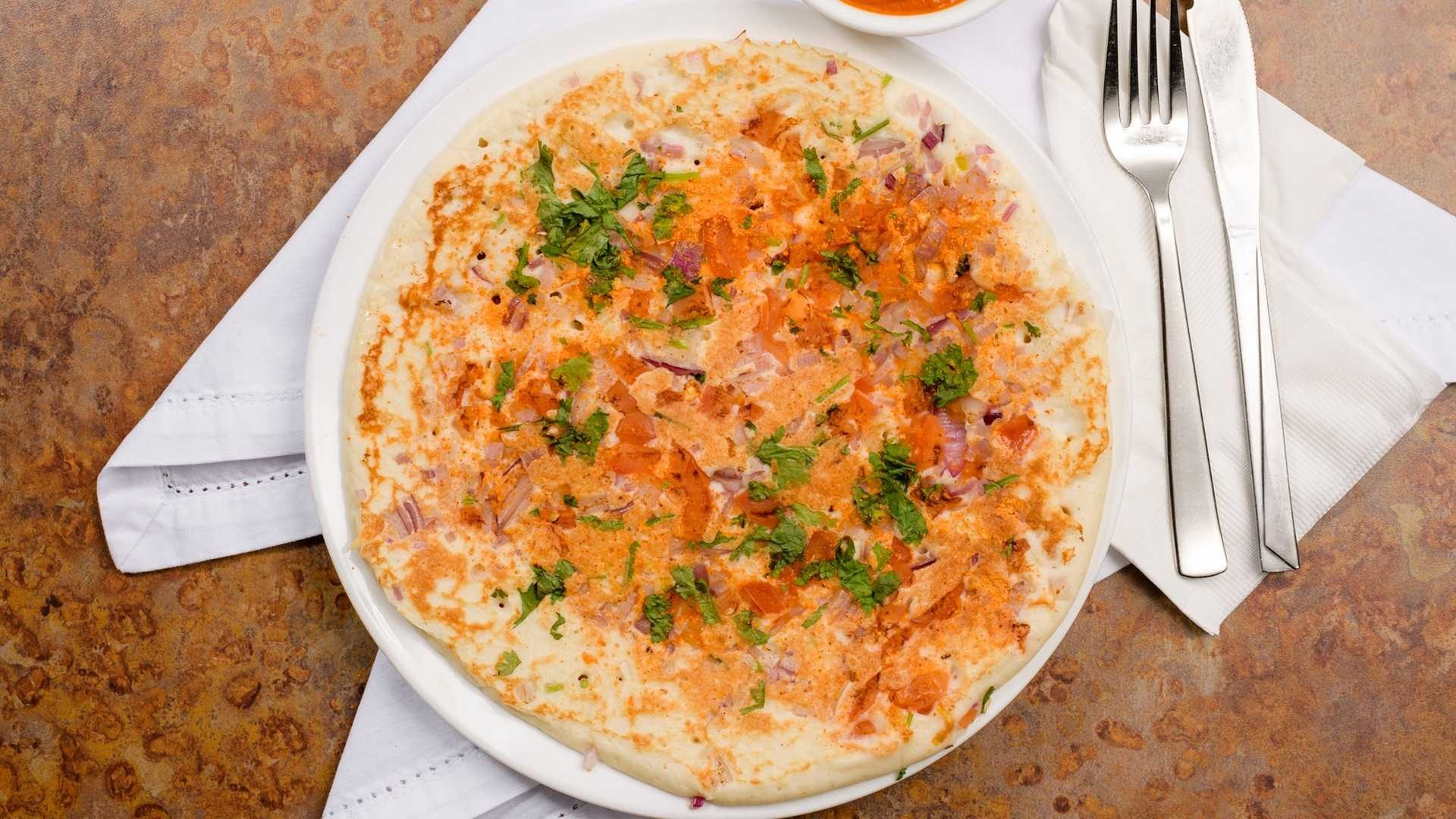 Sponge Dosa - Uttapam.