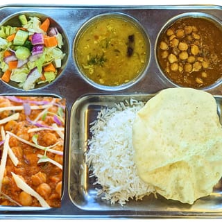 Chana Masala Thali