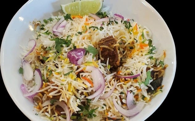 Goat Biryani.