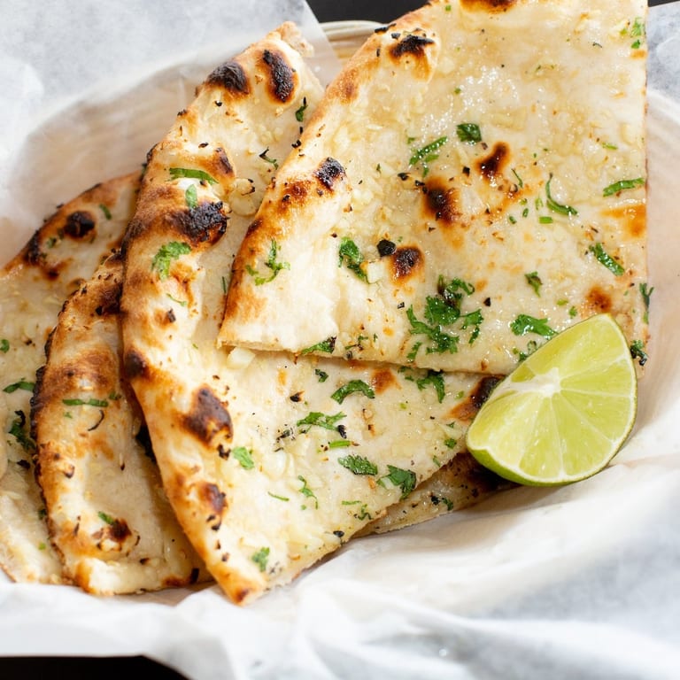 Delicious Garlic Naan: A Must-Try Indian Side